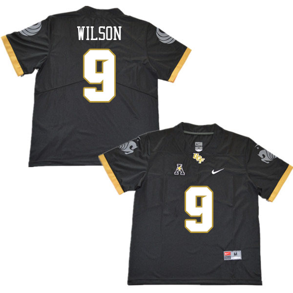Men #9 Jireh Wilson UCF Knights College Football Jerseys Stitched Sale-Black - Click Image to Close